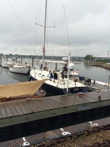 At the dock